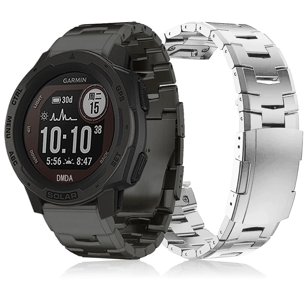 Браслет из титанового сплава QuickFit для Garmin Forerunner 955 745 945 LTE S62 S60 / instinct 2 45 мм металлический ремешок 22/26 мм браслет
Браслет из титанового сплава QuickFit для Garmin Forerunner 955 745 945 LTE S62 S60 / instinct 2 45 мм металлический ремешок 22/26 мм браслет