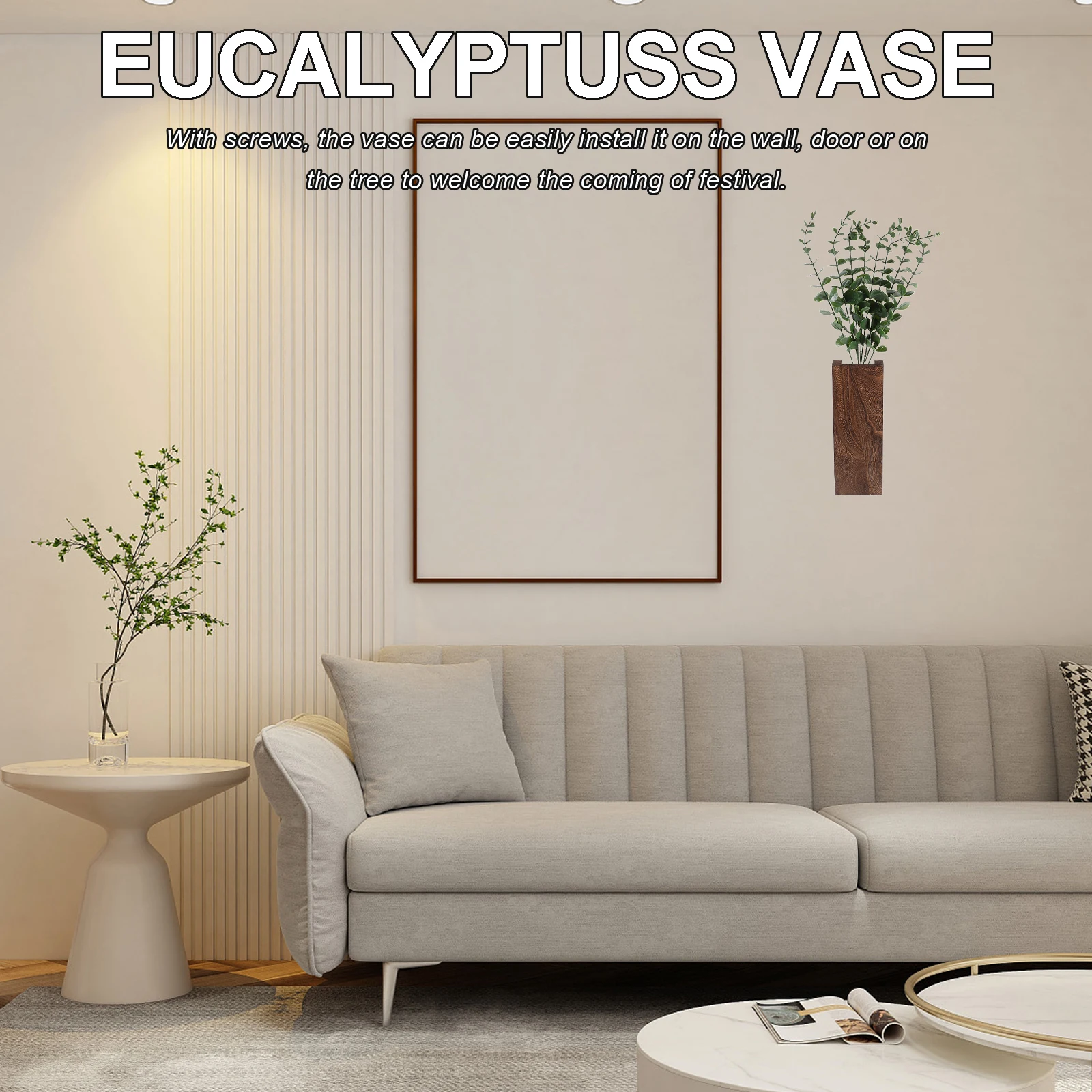 2pcs Artificial Eucalyptus Vase Fake Hanging Branch Simulation Plant Decor Farmhouse Porch Door Wall Home Branch
2pcs Artificial Eucalyptus Vase Fake Hanging Branch Simulation Plant Decor Farmhouse Porch Door Wall Home Branch