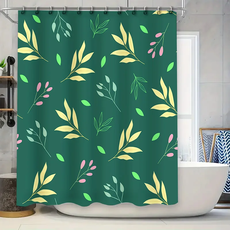 Decorate Your Bathroom with this Beautiful Green Leaf Shower Curtain Perfect for a Spa-like Retreat at Home!
Decorate Your Bathroom with this Beautiful Green Leaf Shower Curtain Perfect for a Spa-like Retreat at Home!