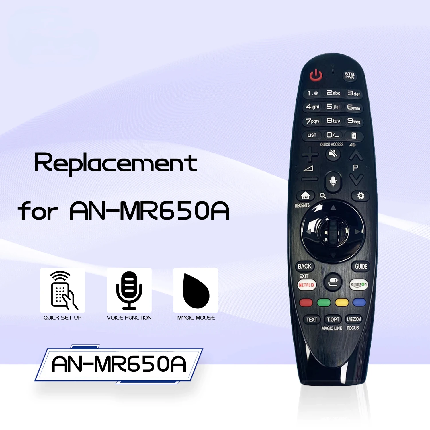 AN-MR650A New Voice TV Remote Control for Magic Smart LED TV Remote Control with Voice and Flying Mouse for UJ SJ Niqab v mhz
AN-MR650A New Voice TV Remote Control for Magic Smart LED TV Remote Control with Voice and Flying Mouse for UJ SJ Niqab v mhz
