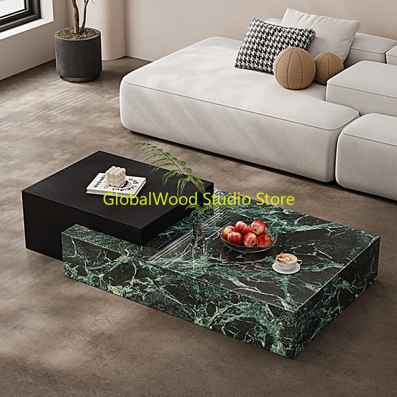 Simple New Design Sintered Stone Coffee Table Modern Minimalist Storage Light Luxury Home Living Room Marble Square Shape
Simple New Design Sintered Stone Coffee Table Modern Minimalist Storage Light Luxury Home Living Room Marble Square Shape
