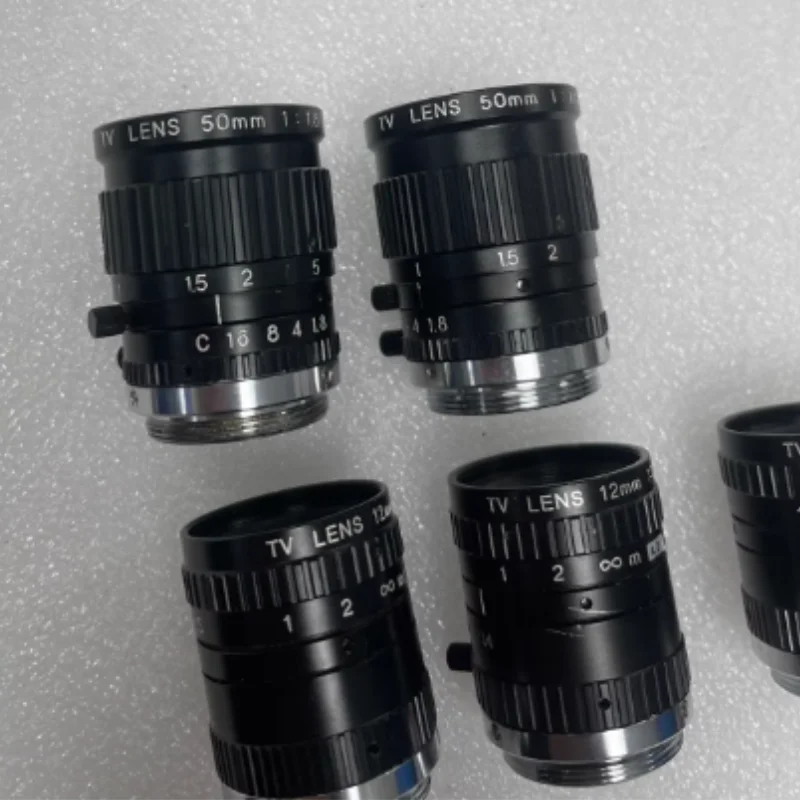 Second hand Industrial camera lens TV LENS 50mm 1:1.8 12mm 1:1.4 tested OK and shipped quickly
Second hand Industrial camera lens TV LENS 50mm 1:1.8 12mm 1:1.4 tested OK and shipped quickly