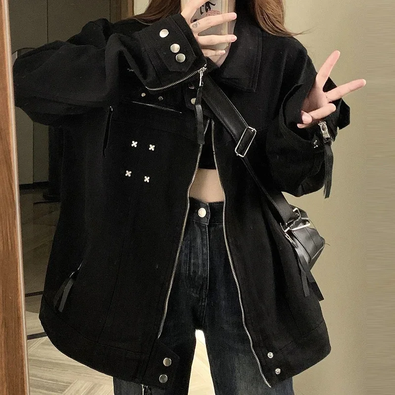 American Retro Denim Jacket for men and Women Loose fit 2025 Spring and Autumn Season Zipper Design High-end Baseball Jersey WLF
American Retro Denim Jacket for men and Women Loose fit 2025 Spring and Autumn Season Zipper Design High-end Baseball Jersey WLF