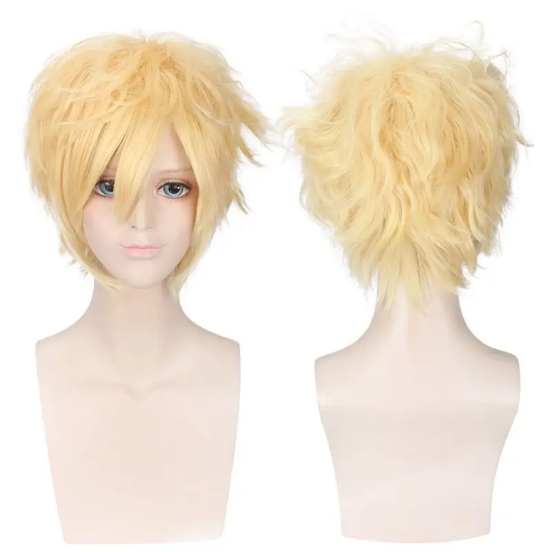 Women Wig Short Light Golden Hair Wig Ladies Wavy Party Anime Full Wigs+Wig Cap
Women Wig Short Light Golden Hair Wig Ladies Wavy Party Anime Full Wigs+Wig Cap