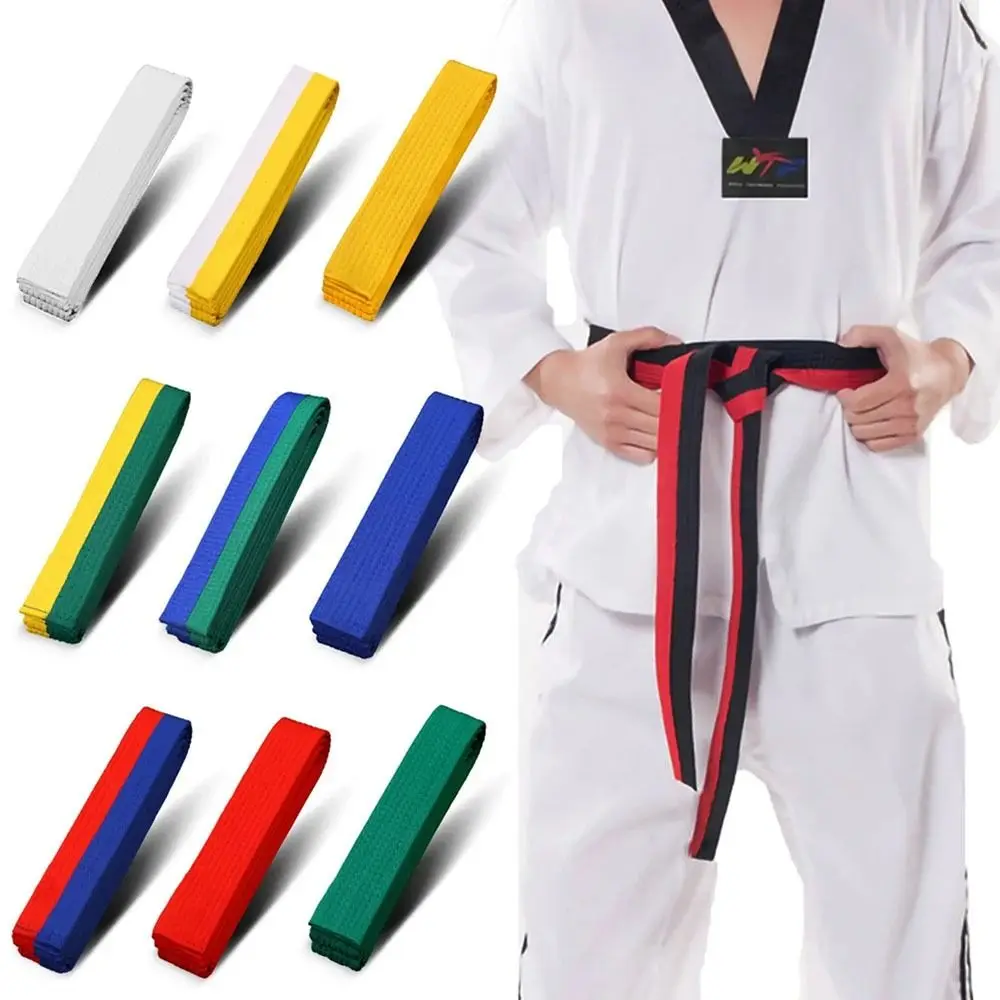 1Pcs TKD Aikido Uniform Taekwondo Belt Polyester Cotton 240cm Judo Karate Ranking Waistband Colored Easy Fasten
1Pcs TKD Aikido Uniform Taekwondo Belt Polyester Cotton 240cm Judo Karate Ranking Waistband Colored Easy Fasten