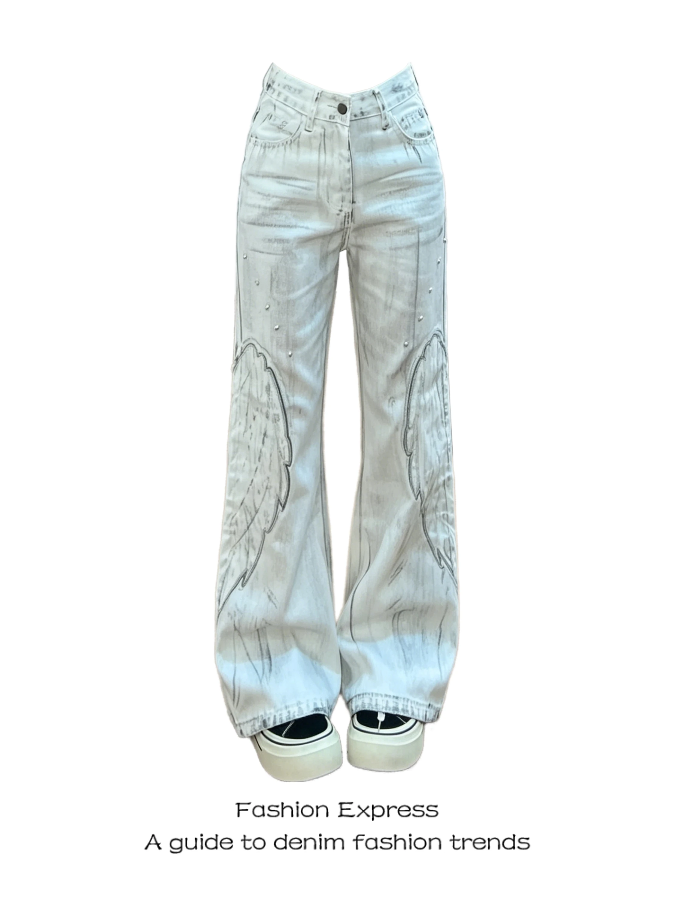 Ripped High Waist Punk Style American Denim Jeans Women's Bell Bottom Slim Fit Summer New Fashion Trend Riding Pants
Ripped High Waist Punk Style American Denim Jeans Women's Bell Bottom Slim Fit Summer New Fashion Trend Riding Pants