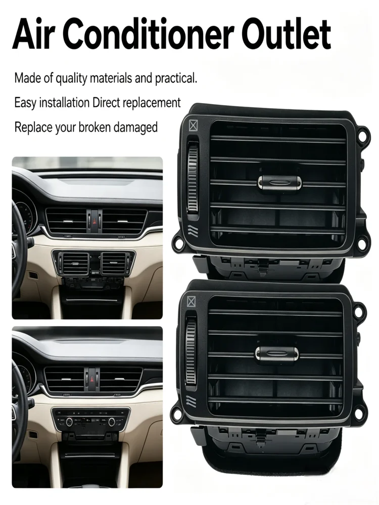 2Pcs Front Air Conditioner Outlet Vent Plastic LH RH For Car Interior 55660-50050 55670-50050 Accessories Auto Parts
2Pcs Front Air Conditioner Outlet Vent Plastic LH RH For Car Interior 55660-50050 55670-50050 Accessories Auto Parts
