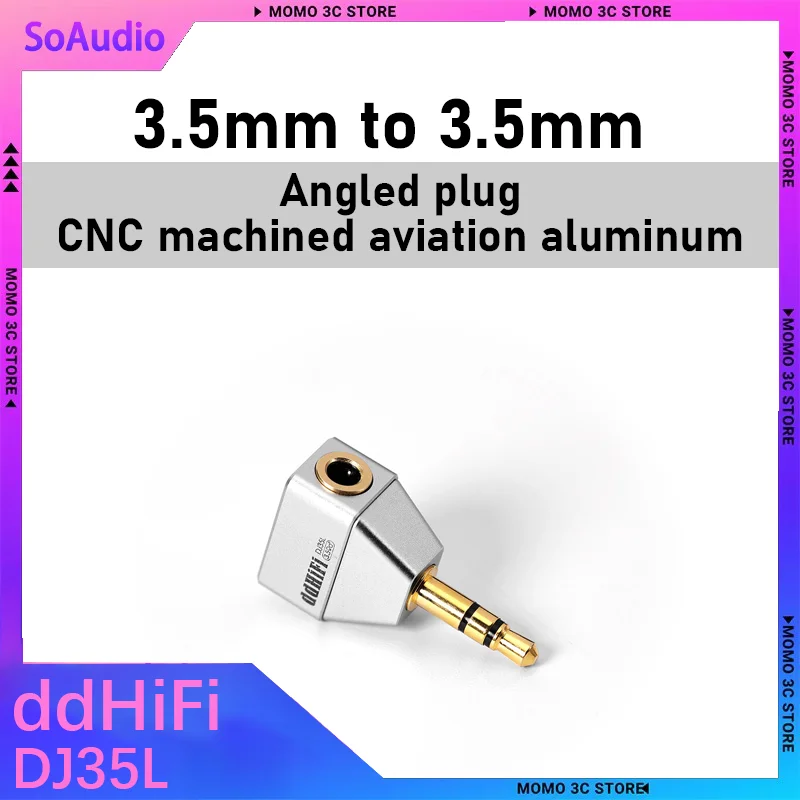 Адаптер ddhifi DJ35L с разъемом 3,5 мм на 3,5 мм, угловой разъем, авиационный алюминиевый сплав с ЧПУ, посеребренный внутренний провод из меди OCC
Адаптер ddhifi DJ35L с разъемом 3,5 мм на 3,5 мм, угловой разъем, авиационный алюминиевый сплав с ЧПУ, посеребренный внутренний провод из меди OCC