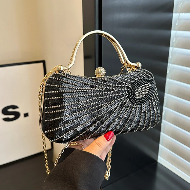 Luxury Evening Bag Vintage Paillette Fashion Wedding Style Bags Design Women Handbags Purses Shoulder Crossbody Bags Female Tote
Luxury Evening Bag Vintage Paillette Fashion Wedding Style Bags Design Women Handbags Purses Shoulder Crossbody Bags Female Tote