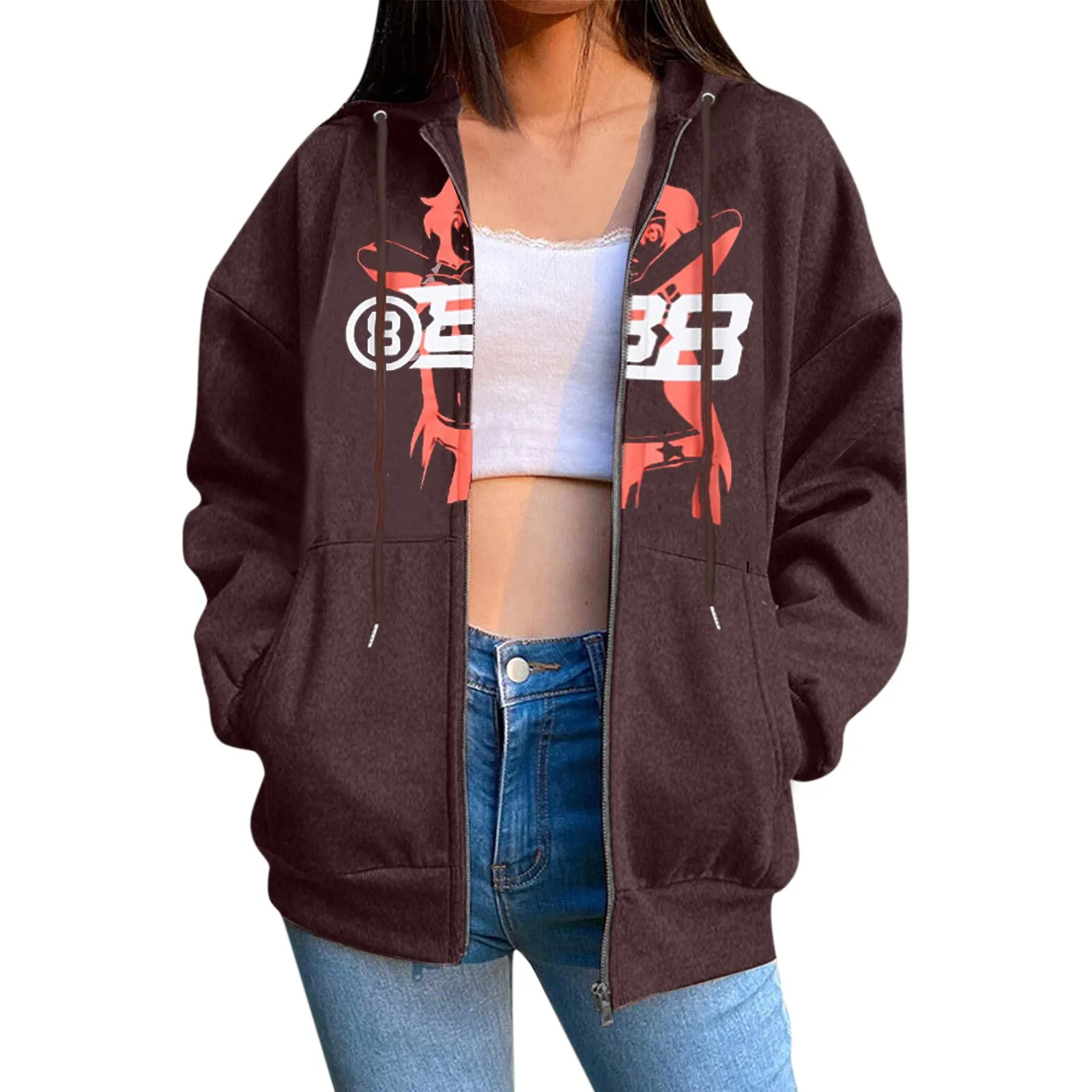 Women Vintage Print Coat Autumn Winter Oversized Zip Up Hoodie Long Sleeve Sweatshirt Jacket Y2K Gothic Jackets Streetwear
Women Vintage Print Coat Autumn Winter Oversized Zip Up Hoodie Long Sleeve Sweatshirt Jacket Y2K Gothic Jackets Streetwear
