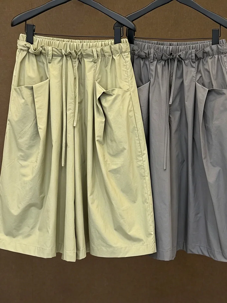High Waist Elastic Waistband Wide Leg Straight Cut Pants Women's Casual Trousers Summer New Style Luxury Feel Loose Fit
High Waist Elastic Waistband Wide Leg Straight Cut Pants Women's Casual Trousers Summer New Style Luxury Feel Loose Fit