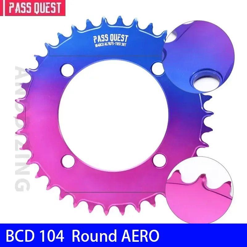 PASS QUEST star 104 bcd Круглая цветная звездочка для горного велосипеда AERO Узкие и широкие звездочки 32-40T опционально Велосипедная горная рукоятка
PASS QUEST star 104 bcd Круглая цветная звездочка для горного велосипеда AERO Узкие и широкие звездочки 32-40T опционально Велосипедная горная рукоятка