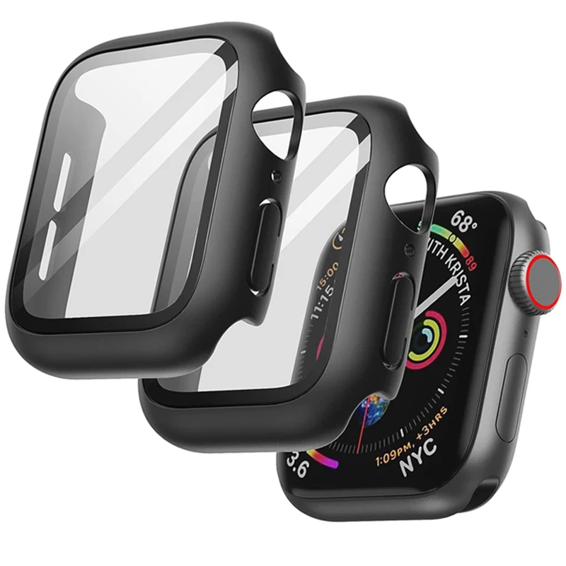 Закаленное стекло и крышка для Apple Watch 8 7 6 SE 5 3 iWatch, аксессуары для защиты экрана серии Apple watch 44 мм 40 мм 41 мм 45 мм 42 мм
Закаленное стекло и крышка для Apple Watch 8 7 6 SE 5 3 iWatch, аксессуары для защиты экрана серии Apple watch 44 мм 40 мм 41 мм 45 мм 42 мм
