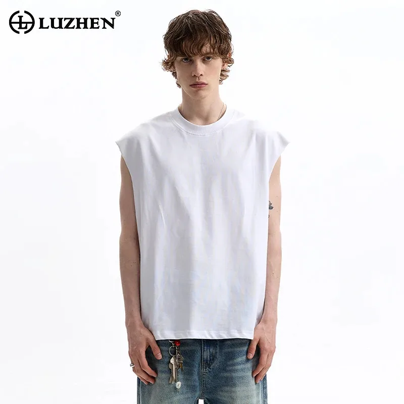 LUZHEN 2025 Summer New Handsome Casual Sleeveless Vest T-shirts Men's High Quality Breathable Solid Color Male Tank Tops JY2004
LUZHEN 2025 Summer New Handsome Casual Sleeveless Vest T-shirts Men's High Quality Breathable Solid Color Male Tank Tops JY2004
