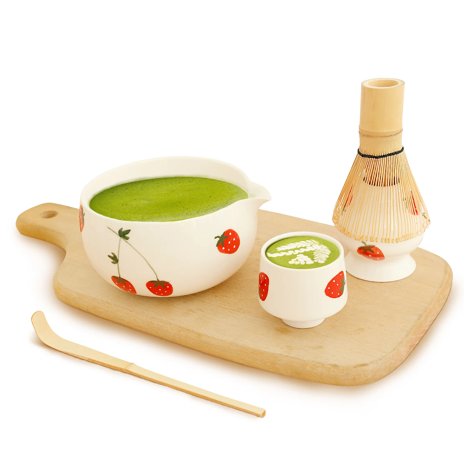 5Pcs Japanese Ceramic Matcha Gift Box Safe Bamboo Brush Teaspoon Whisk Holder Matcha DIY-Making Tools Cute Matcha Set
5Pcs Japanese Ceramic Matcha Gift Box Safe Bamboo Brush Teaspoon Whisk Holder Matcha DIY-Making Tools Cute Matcha Set