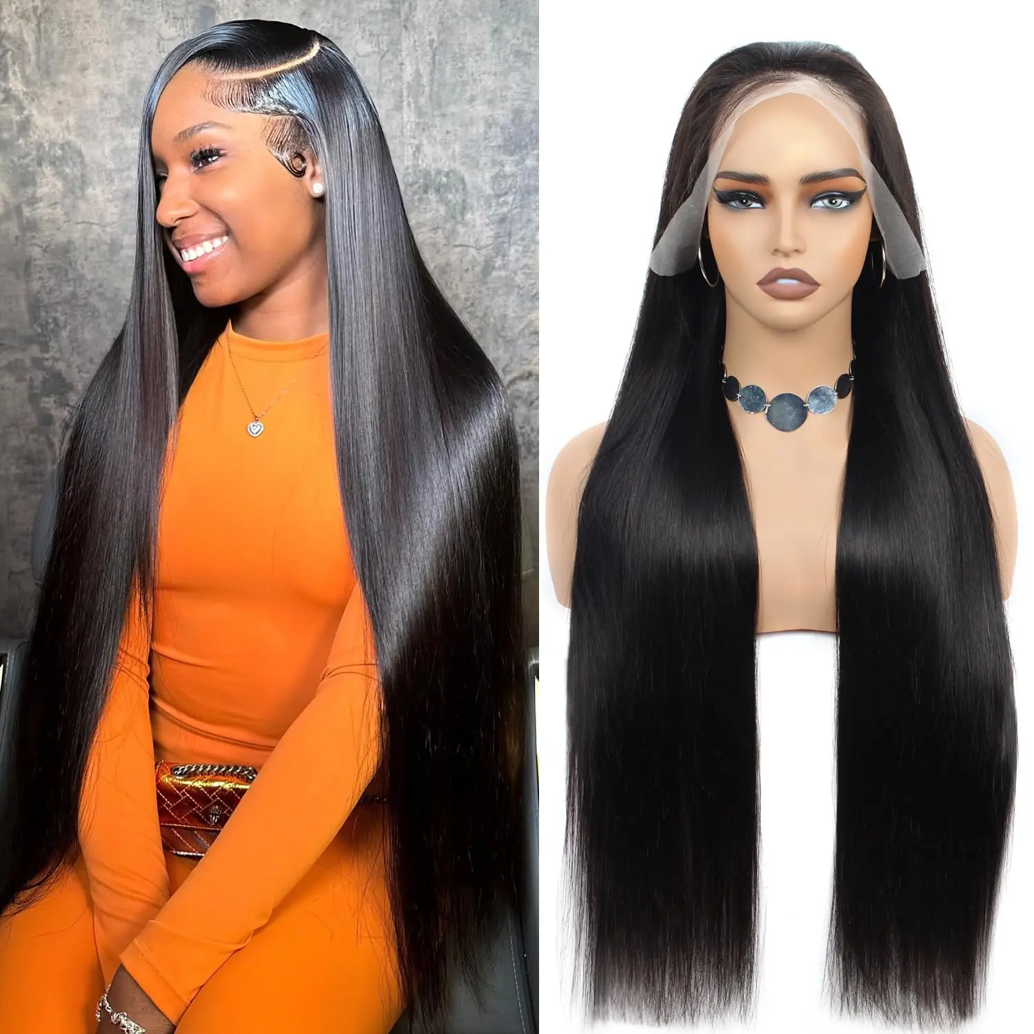 Brazilian 32 34 36 Human Hair 360 Lace Frontal Wigs lace Closure Wig 13x4 13x6 HD Transparent Straight Lace Front Wigs
Brazilian 32 34 36 Human Hair 360 Lace Frontal Wigs lace Closure Wig 13x4 13x6 HD Transparent Straight Lace Front Wigs