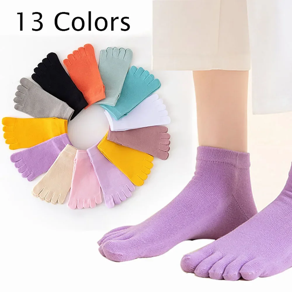 Spring Summer Women's Short Five Finger Socks Candy Color Ankle Socks Sweat absorption Breathable Cotton Split Toe Socks 5 Toes
Spring Summer Women's Short Five Finger Socks Candy Color Ankle Socks Sweat absorption Breathable Cotton Split Toe Socks 5 Toes