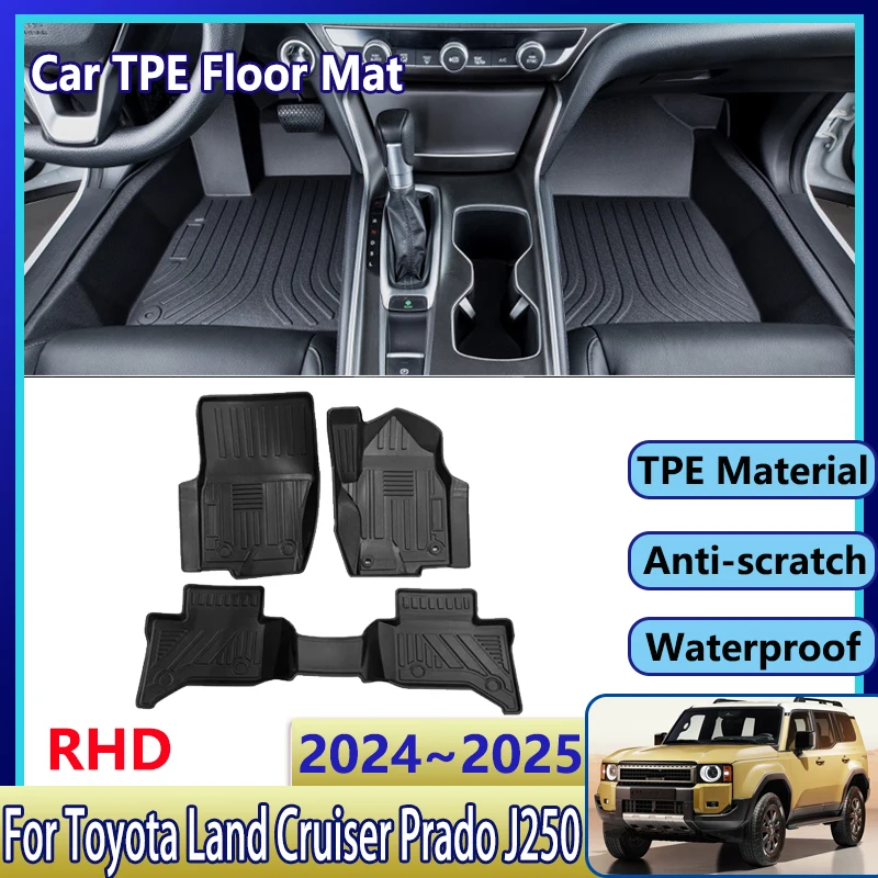 Car Floor Mat For Toyota Land Cruiser Prado J250 2024 2025 RHD Waterproof Leather Mud Carpet Foot Pad Full Rug Panel Accessories
Car Floor Mat For Toyota Land Cruiser Prado J250 2024 2025 RHD Waterproof Leather Mud Carpet Foot Pad Full Rug Panel Accessories