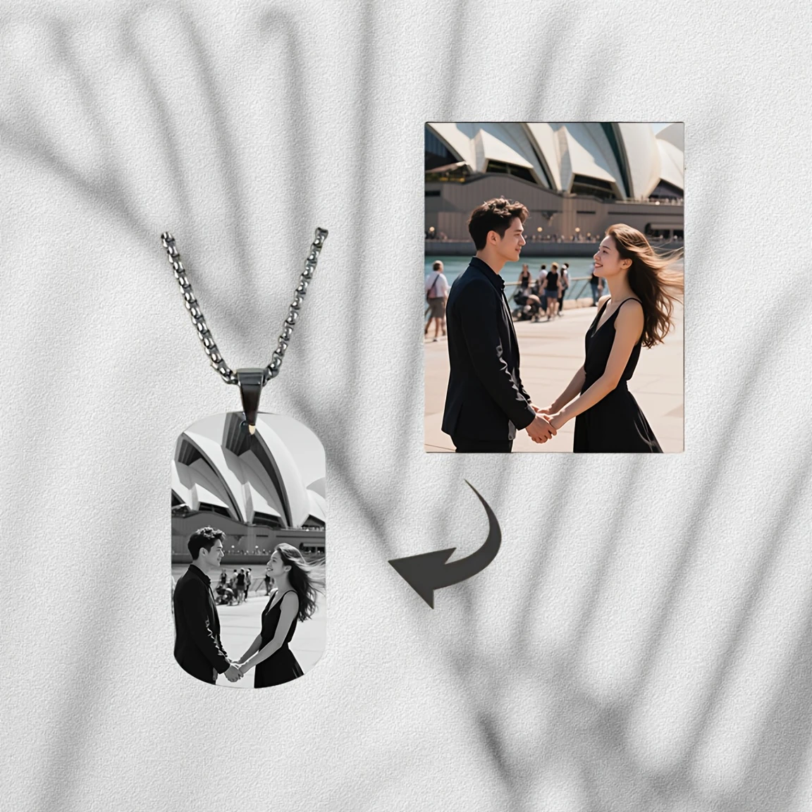 Custom Necklace, Laser Engraving And Multi-Material Mix And Exclusive Text Custom, Breathing Private Story Around The Neck
Custom Necklace, Laser Engraving And Multi-Material Mix And Exclusive Text Custom, Breathing Private Story Around The Neck