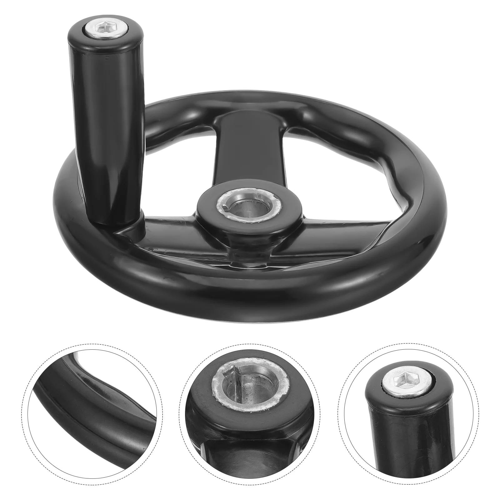 Three-spoke Hand Crank Milling Handwheel for Machine Detachable Handwork Bakelite Anti-slip
Three-spoke Hand Crank Milling Handwheel for Machine Detachable Handwork Bakelite Anti-slip