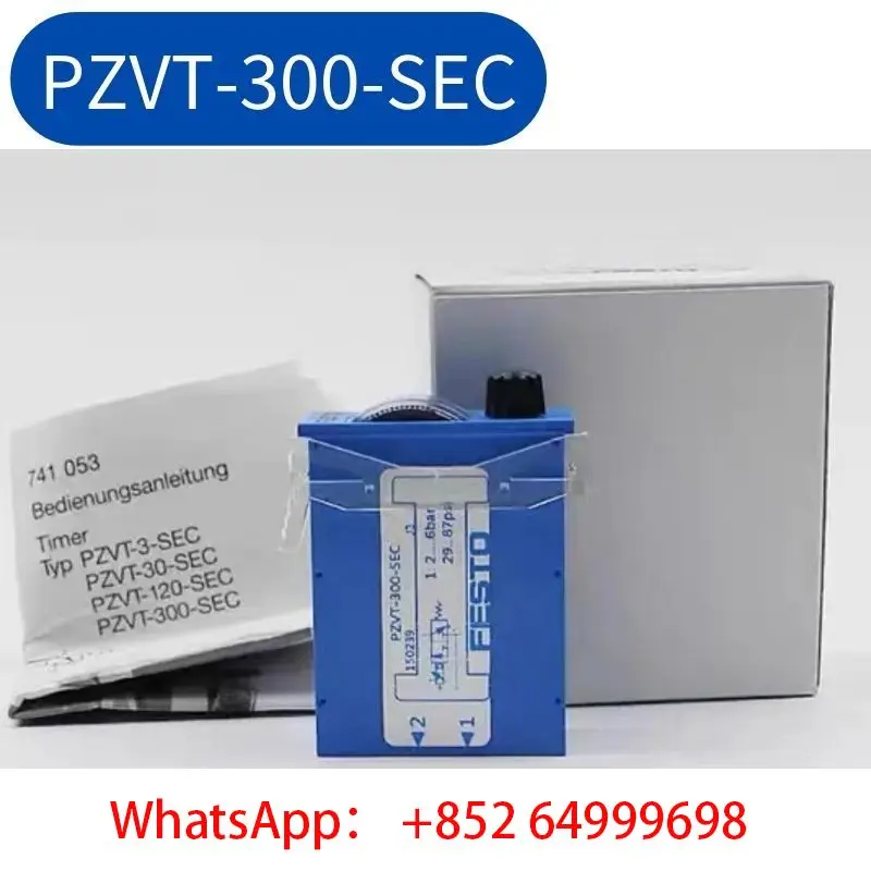 New pneumatic timer PZVT-300-SEC 150239 with a one-year warranty for quick delivery
New pneumatic timer PZVT-300-SEC 150239 with a one-year warranty for quick delivery