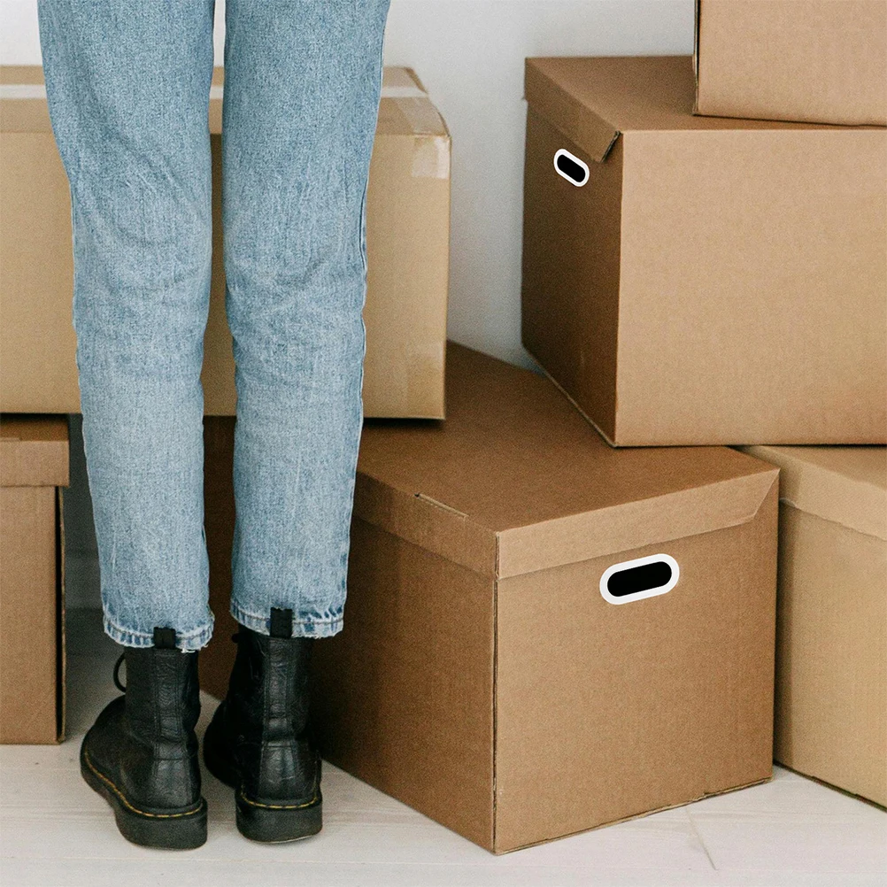 10 Pcs Carton Buckle Cardboard Moving Boxes Medium and Large Adhesive Handle Carry Bags with Handles Plastic Carrying Strap
10 Pcs Carton Buckle Cardboard Moving Boxes Medium and Large Adhesive Handle Carry Bags with Handles Plastic Carrying Strap