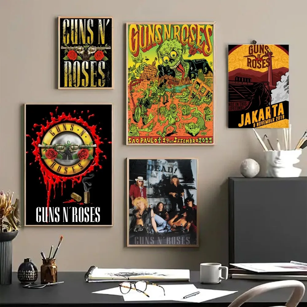 G-Guns N Roses DIY липкий постер белая бумага печать плакаты художественная винтажная декоративная живопись
G-Guns N Roses DIY липкий постер белая бумага печать плакаты художественная винтажная декоративная живопись