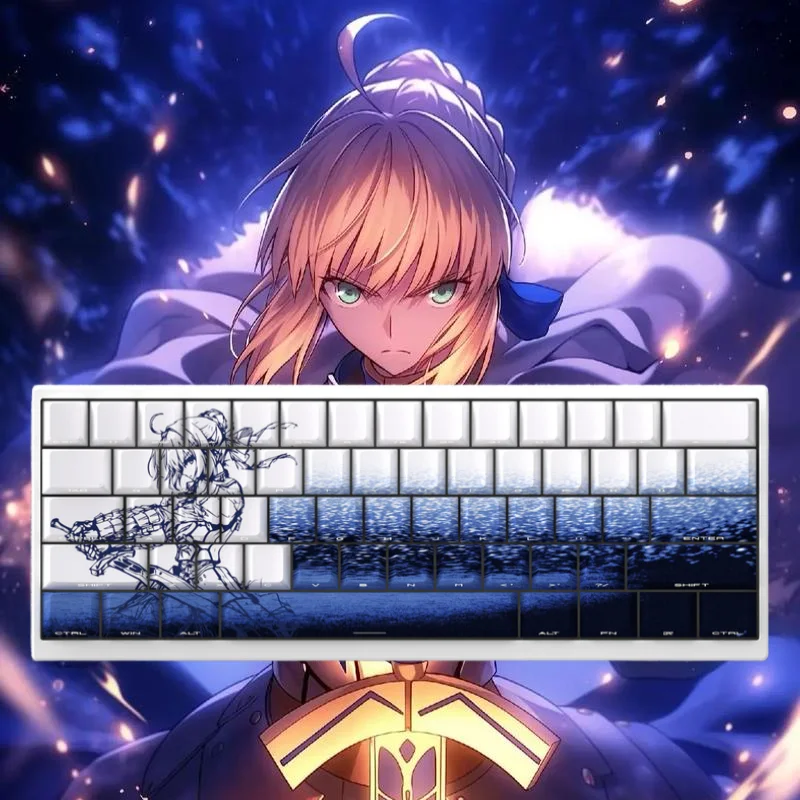 Saber Anime Keycap Fate PBT Cherry Cute Keycaps Key Caps Gamer Gift Gaming Accessories For Cross Switch Mechanical Keyboard
Saber Anime Keycap Fate PBT Cherry Cute Keycaps Key Caps Gamer Gift Gaming Accessories For Cross Switch Mechanical Keyboard