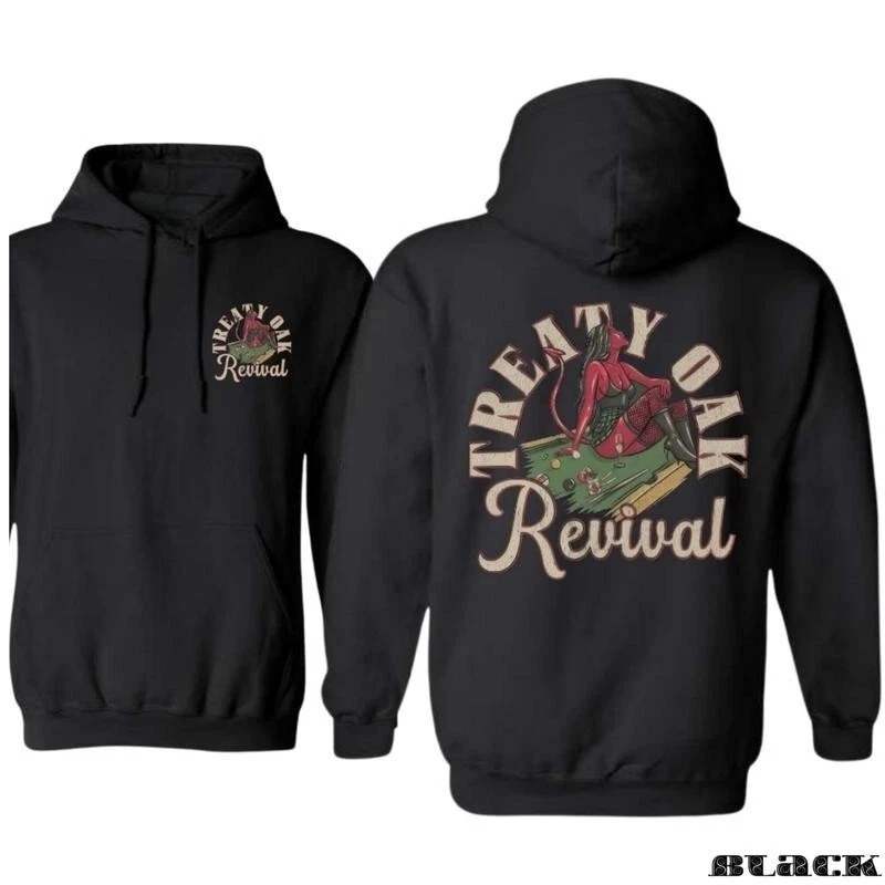 2025 Autumn and Winter Treaty Oak Revival Devil Hoodie Featuring A Bold _Treaty Oak Revival_ Devil Girl
2025 Autumn and Winter Treaty Oak Revival Devil Hoodie Featuring A Bold _Treaty Oak Revival_ Devil Girl