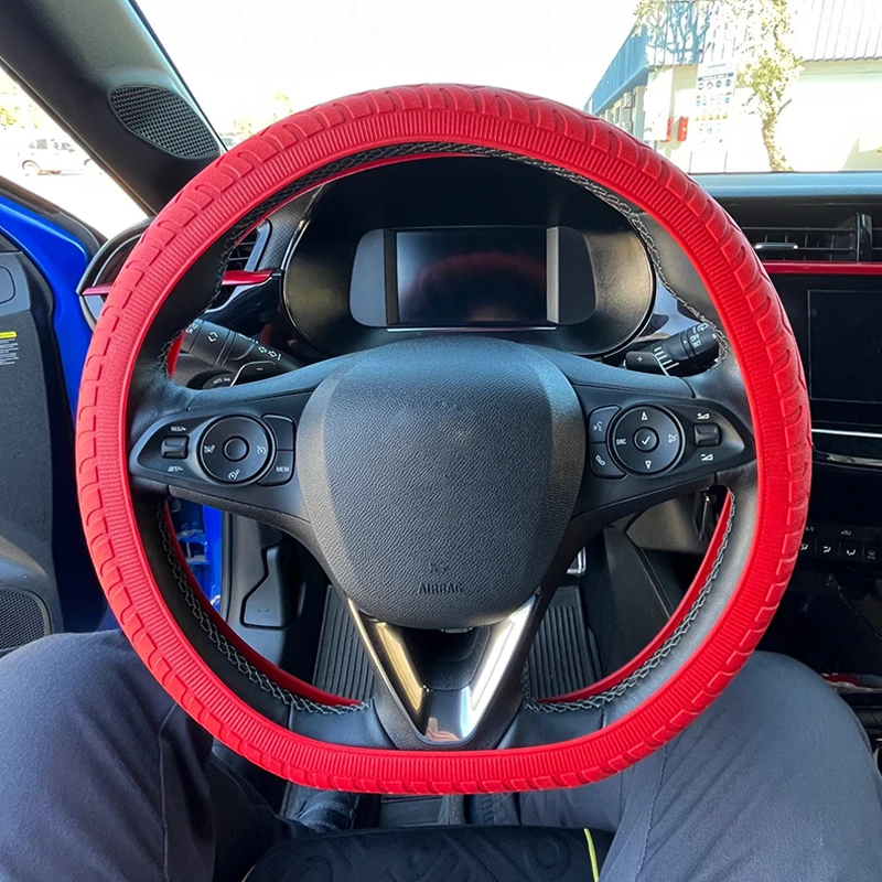 1pcs Car Styling Multi Color Silicone Auto Steering Wheel Cover Anti-slip Silicon Steering Wheel Cover Automobiles Accessories
1pcs Car Styling Multi Color Silicone Auto Steering Wheel Cover Anti-slip Silicon Steering Wheel Cover Automobiles Accessories