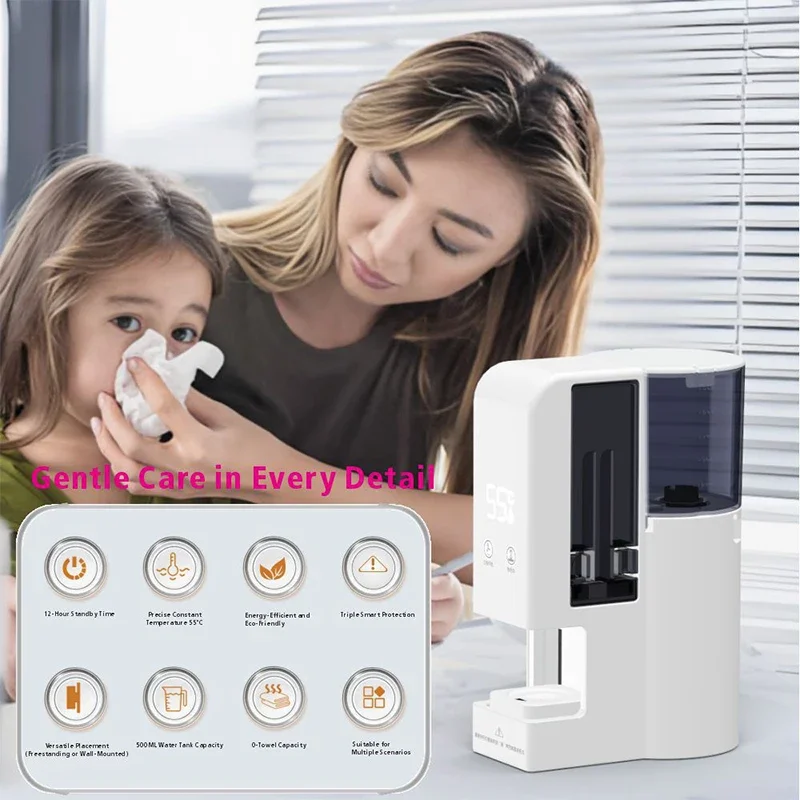 110V/220V Hot Towel Warmer, Automatic Hot Towel Dispenser, Adjustable Constant-Temperature Wet Towel Dispenser
110V/220V Hot Towel Warmer, Automatic Hot Towel Dispenser, Adjustable Constant-Temperature Wet Towel Dispenser