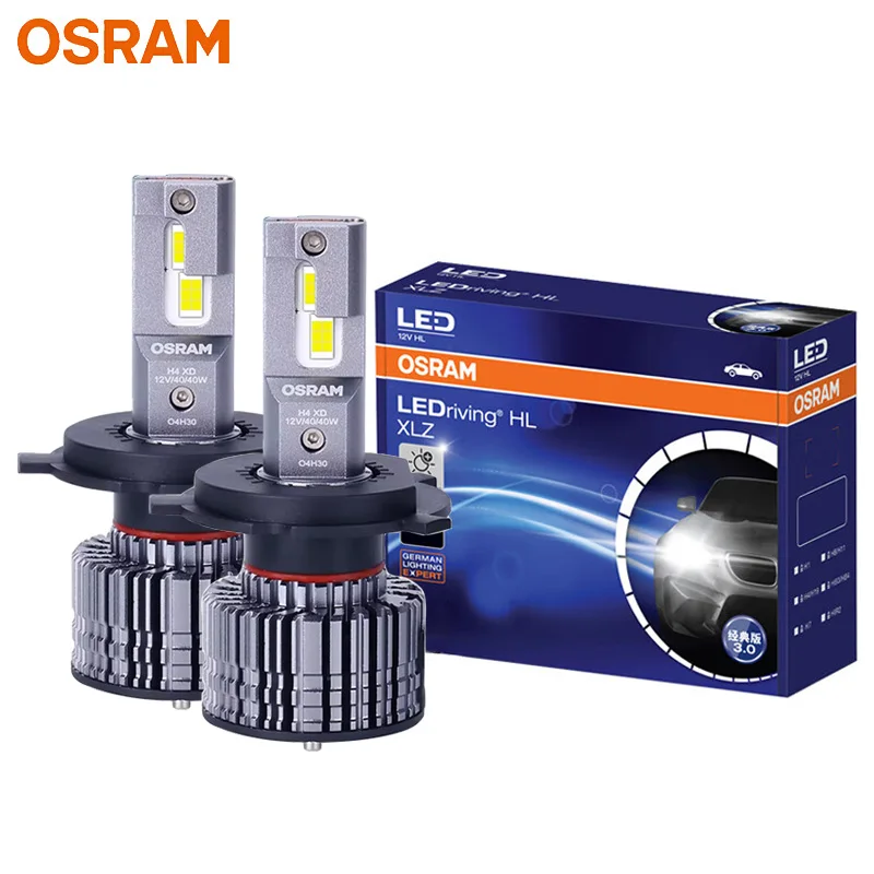 OSRAM Upgarde XLZ CLASSIC 3.0 LED H4 H19 9003 HB2 Car Headlight 40W Bright Hi/Low Beam 6000K White LED Lamp 2 peices
OSRAM Upgarde XLZ CLASSIC 3.0 LED H4 H19 9003 HB2 Car Headlight 40W Bright Hi/Low Beam 6000K White LED Lamp 2 peices