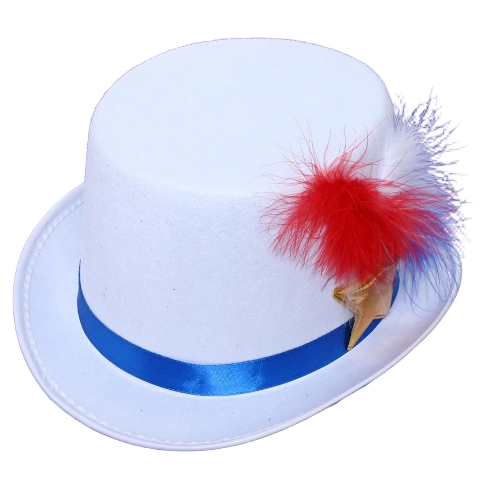 1Pc Unisex Women Men Ribbon Feather Star Embellished Felt Hat Festival Supply Costume Accessory for Halloween Masquerade Party
1Pc Unisex Women Men Ribbon Feather Star Embellished Felt Hat Festival Supply Costume Accessory for Halloween Masquerade Party