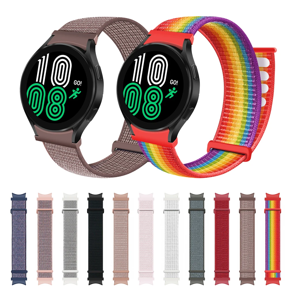 Nylon Watch Strap For Samsung Galaxy Watch 4 40mm 44mm Sport Fashion No Gap Band For Galaxy Watch 4 Classic 42mm 46mm Bracelet
Nylon Watch Strap For Samsung Galaxy Watch 4 40mm 44mm Sport Fashion No Gap Band For Galaxy Watch 4 Classic 42mm 46mm Bracelet
