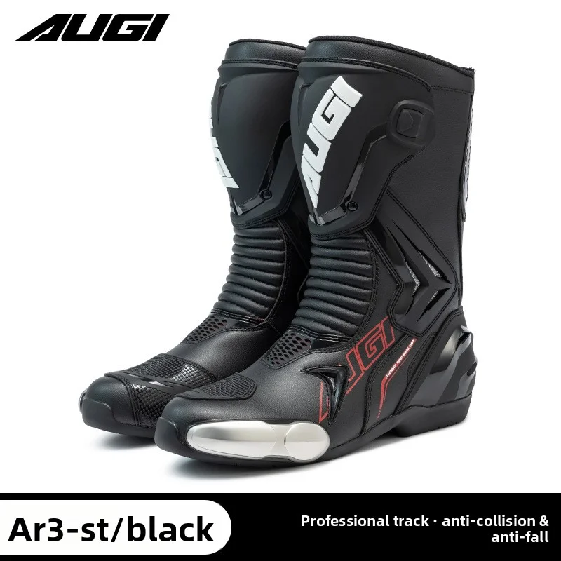 AUGI Motorcycle Botas CE Certification Professional Track Riding Boots Racing Summer Zapato AntiCollision Off-Road for Rally
AUGI Motorcycle Botas CE Certification Professional Track Riding Boots Racing Summer Zapato AntiCollision Off-Road for Rally