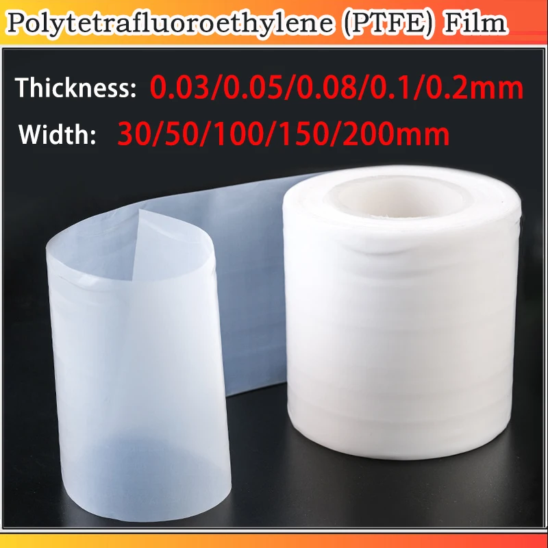 Polytetrafluoroethylene (PTFE) Thin Film PTFE Membrane Directional Film Thickness: 0.03~0.2mm Width: 30/50/100mm
Polytetrafluoroethylene (PTFE) Thin Film PTFE Membrane Directional Film Thickness: 0.03~0.2mm Width: 30/50/100mm