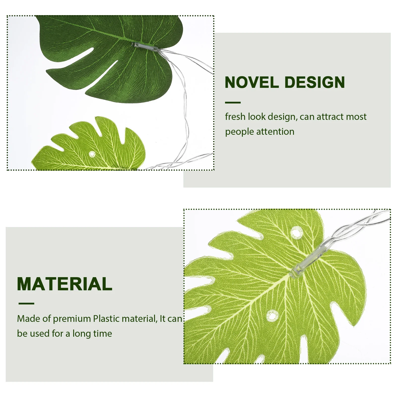 Realistic Monstera Leaf String Light Decorative Pendant Party Banquet Garden Wall Fake Vine Lamp Festival Decoration Prop
Realistic Monstera Leaf String Light Decorative Pendant Party Banquet Garden Wall Fake Vine Lamp Festival Decoration Prop