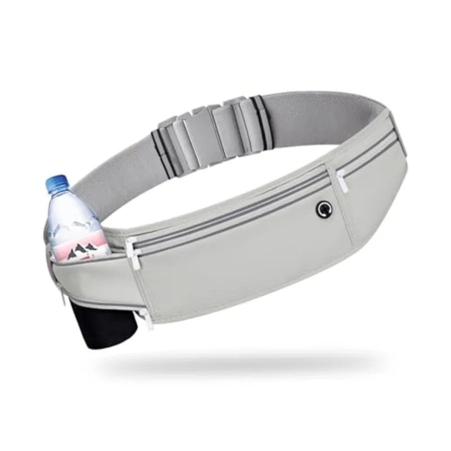 Slim Running Belt for Women Men, Runners Fanny Pack Phone Holder, Money Belt, Running Gear Accessories, with 3 Pockets
Slim Running Belt for Women Men, Runners Fanny Pack Phone Holder, Money Belt, Running Gear Accessories, with 3 Pockets