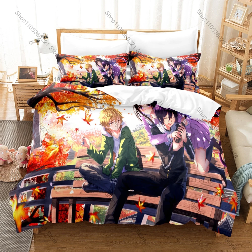 Anime Fantasy Style Duvet Cover + 2 Pillowcases, Noragami Stray God Printed Bedding Set Soft Material Holiday Birthday Gift
Anime Fantasy Style Duvet Cover + 2 Pillowcases, Noragami Stray God Printed Bedding Set Soft Material Holiday Birthday Gift