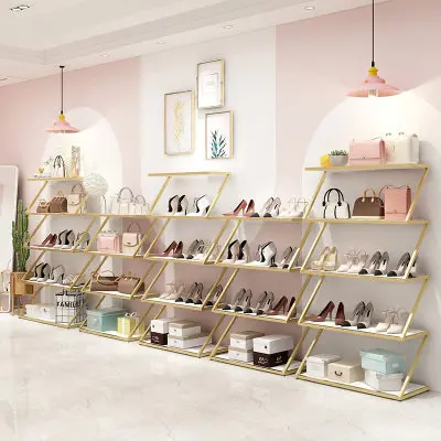 Shoe store shoe rack display rack, store high and low shelves, children's shoe stores, special stepped clothing store rack
Shoe store shoe rack display rack, store high and low shelves, children's shoe stores, special stepped clothing store rack