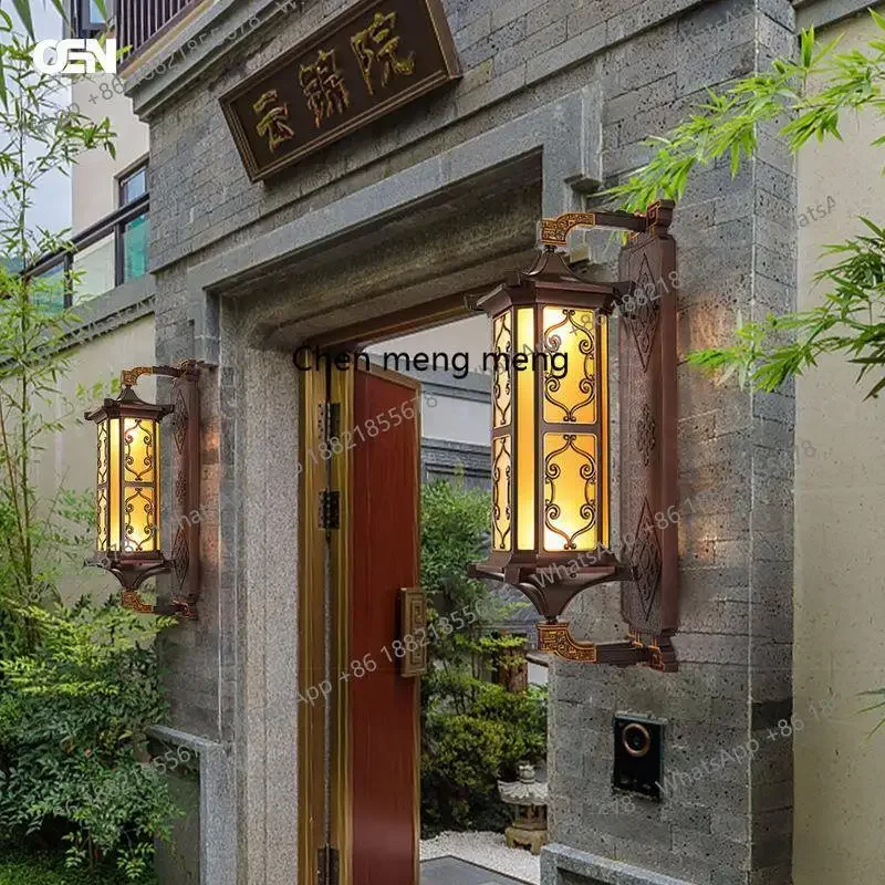 New arrive New Chinese outdoor wall lamp Waterproof outdoor courtyard corridor Home villa gate Balcony terrace exterior wall lam
New arrive New Chinese outdoor wall lamp Waterproof outdoor courtyard corridor Home villa gate Balcony terrace exterior wall lam