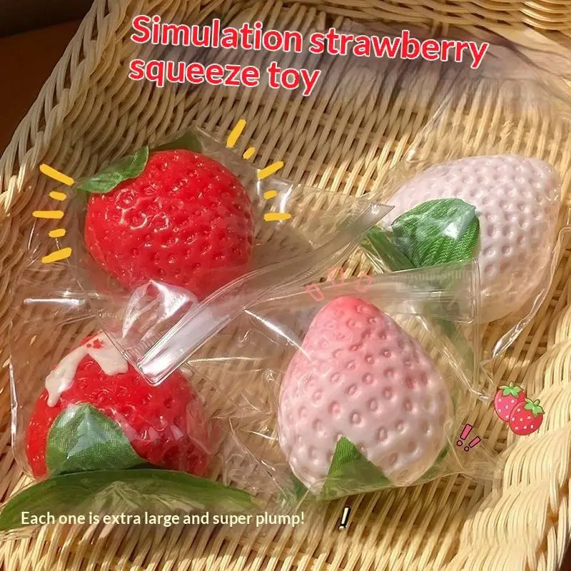 (BF06)Simulation Strawberry Squeeze Toys Cute Soft Slow Rising Stress Relief Toys Realistic Design For Adults Kids Party Favors
(BF06)Simulation Strawberry Squeeze Toys Cute Soft Slow Rising Stress Relief Toys Realistic Design For Adults Kids Party Favors