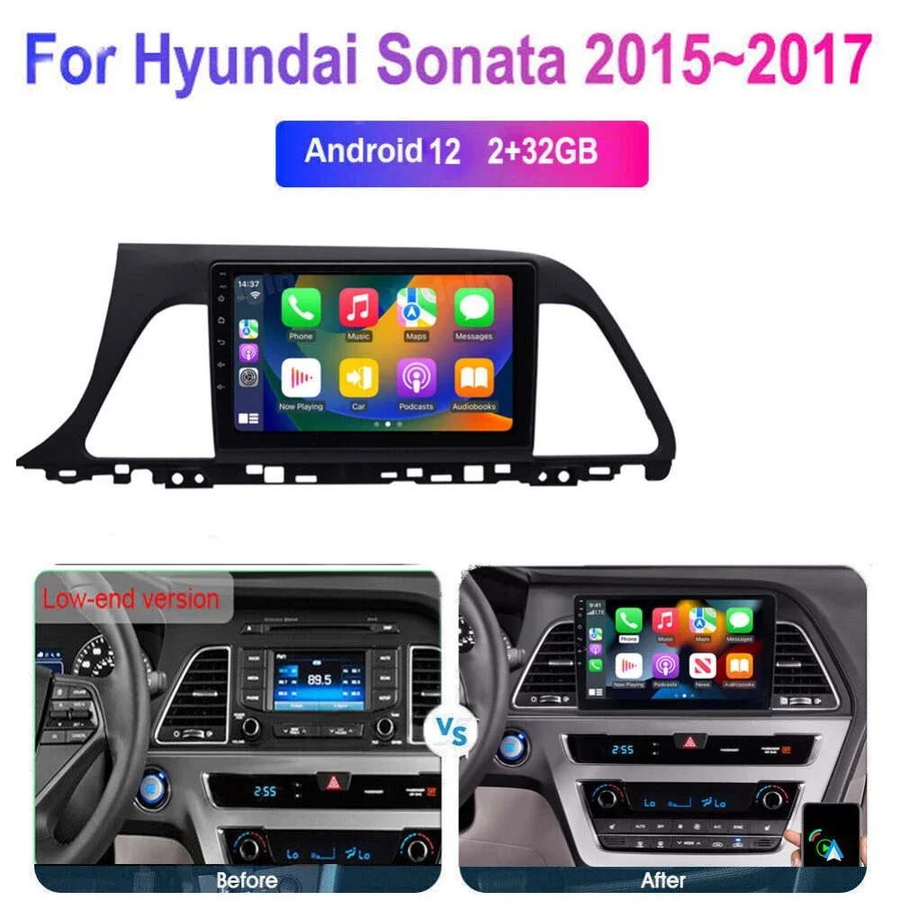 Android 13 Car Multimedia Radio Player For Hyundai Sonata 9 2015-2017 Car Navigation 9 inch Carplay Android Auto 2+32G Stereo
Android 13 Car Multimedia Radio Player For Hyundai Sonata 9 2015-2017 Car Navigation 9 inch Carplay Android Auto 2+32G Stereo