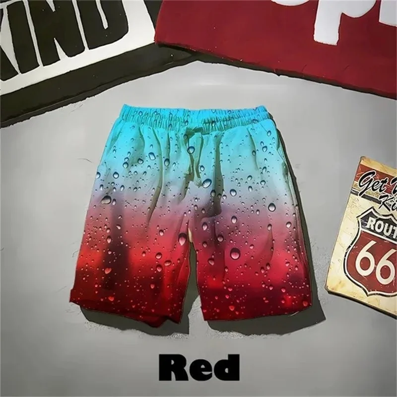 3D-печать, забавные водяные бусины, короткие брюки для мужчин, красочные плавки с градиентным узором, летние повседневные пляжные шорты большого размера
3D-печать, забавные водяные бусины, короткие брюки для мужчин, красочные плавки с градиентным узором, летние повседневные пляжные шорты большого размера