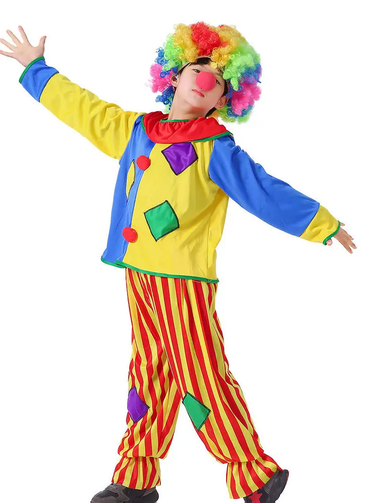 Halloween Clown Costume Children's Circus Theme Stage Performance Traditional Chinese Ethnic Women's Fashion Outfit
Halloween Clown Costume Children's Circus Theme Stage Performance Traditional Chinese Ethnic Women's Fashion Outfit