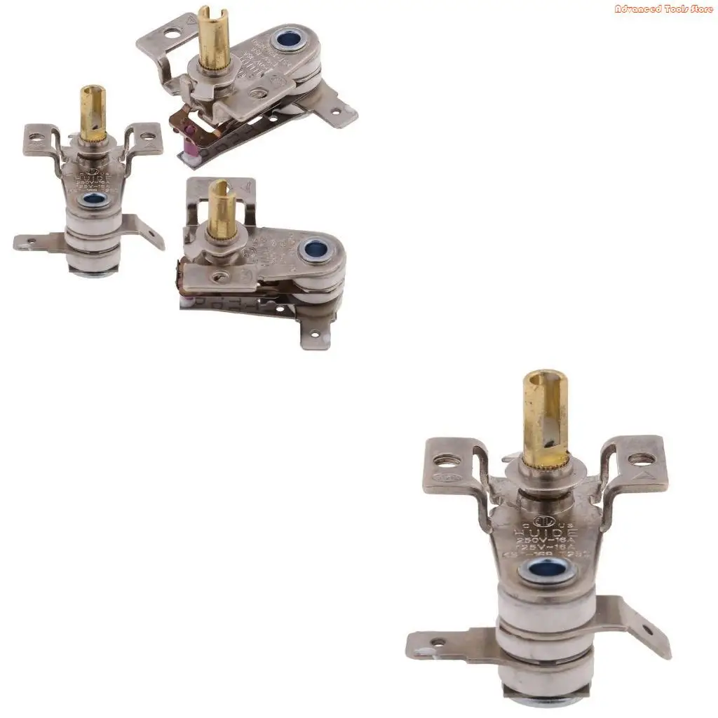 1.42x1.42in Temperature Switch Adjustable 90 Celsius Bimetallic Heating Thermost AC 250V 16A for Electric Iron Oven W91B
1.42x1.42in Temperature Switch Adjustable 90 Celsius Bimetallic Heating Thermost AC 250V 16A for Electric Iron Oven W91B