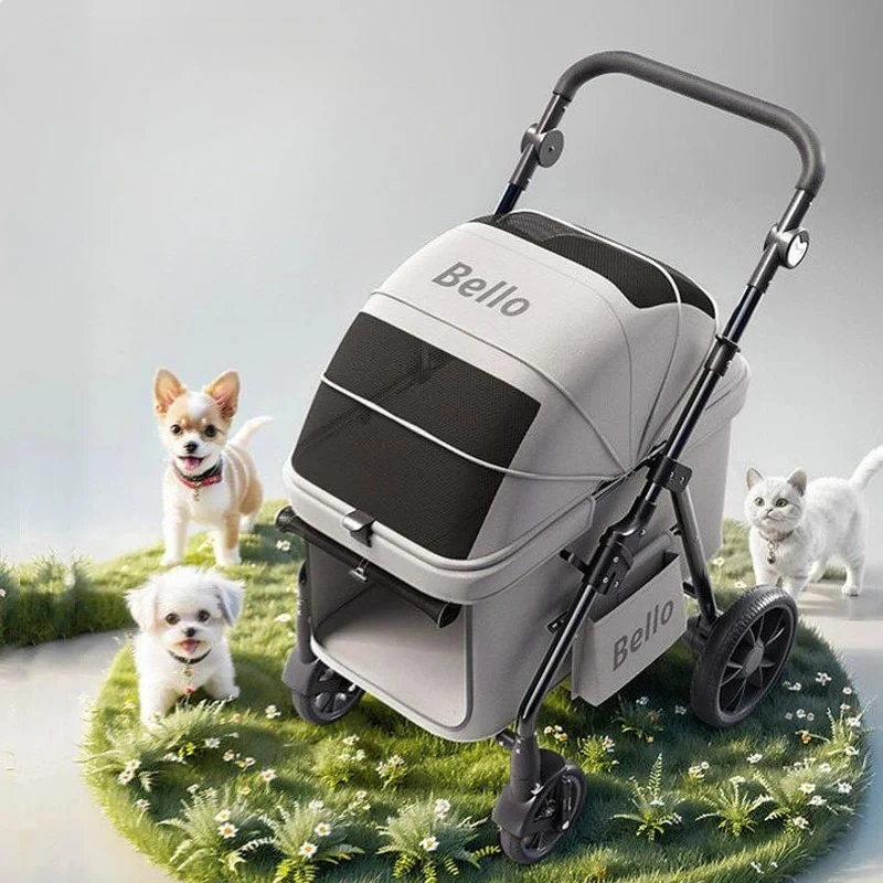 Foldable Pet Stroller Lightweight Dog Cat Carrier Separable Outdoor Wheelchair with Removable Basket & Rain Cover
Foldable Pet Stroller Lightweight Dog Cat Carrier Separable Outdoor Wheelchair with Removable Basket & Rain Cover