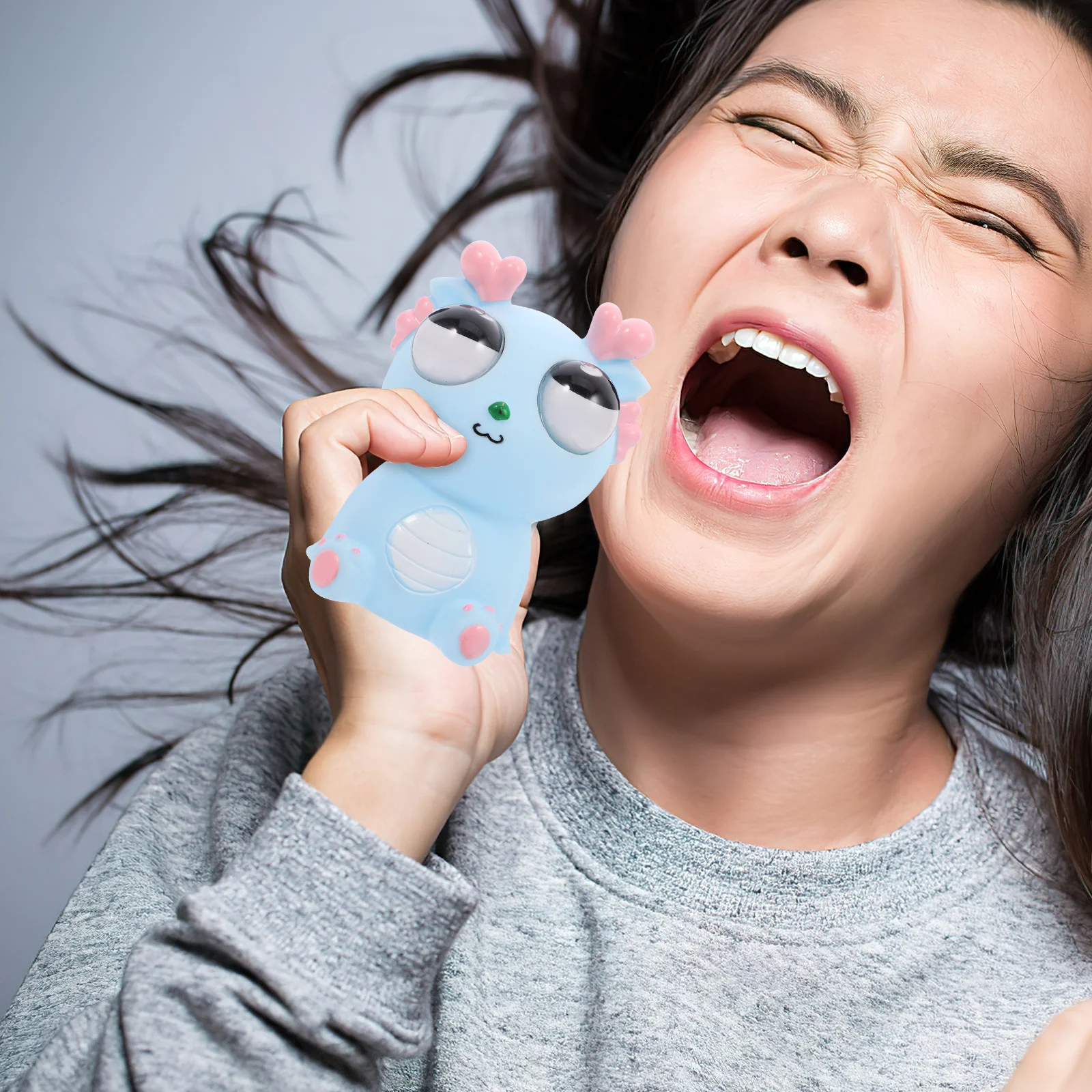 Popping Out Eye Dinosaur Squeeze Funny Stress Fidget Gadget Durable Portable Office Home Elastic Pressure Relief Gift
Popping Out Eye Dinosaur Squeeze Funny Stress Fidget Gadget Durable Portable Office Home Elastic Pressure Relief Gift