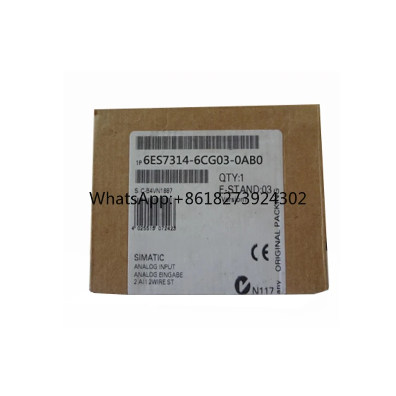 New original packaging 1 year warranty 6ES7314-6CG03-0AB0 {No.24arehouse spot} Immediately sent
New original packaging 1 year warranty 6ES7314-6CG03-0AB0 {No.24arehouse spot} Immediately sent