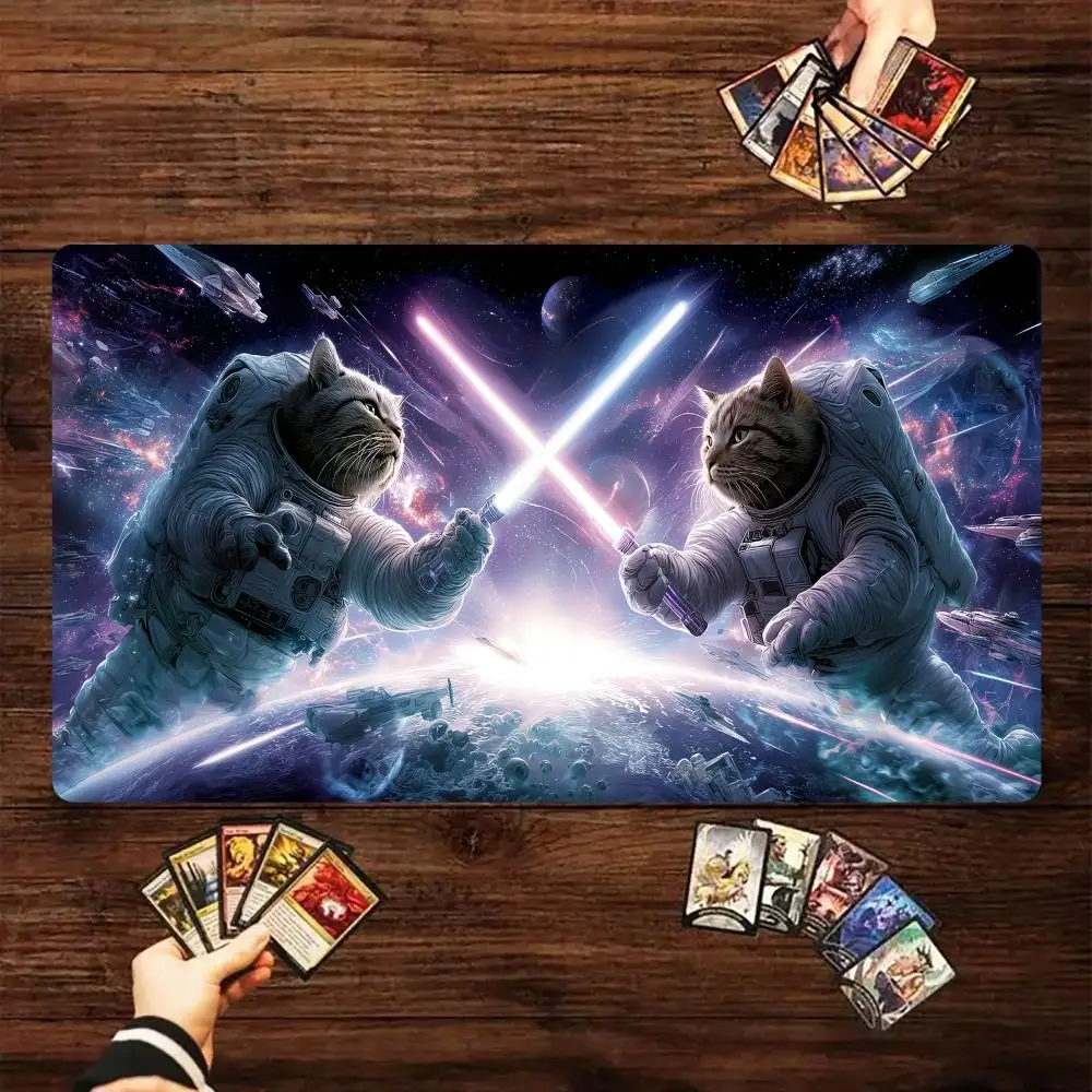 Fantasy astronaut cat warrior Magic Card Playmat with zone MTG playmat gathering game mat Desk Mat Commander Battle playmat
Fantasy astronaut cat warrior Magic Card Playmat with zone MTG playmat gathering game mat Desk Mat Commander Battle playmat